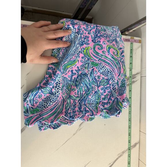 Lilly Pulitzer Jace Strapless Romper Boca Blue Sailabration Size M Preppy Beach - Picture 10 of 11